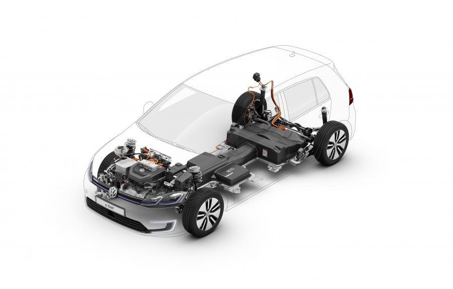 Схема Volkswagen e-Golf 2017 года  (WW) (фото 2 из 49)